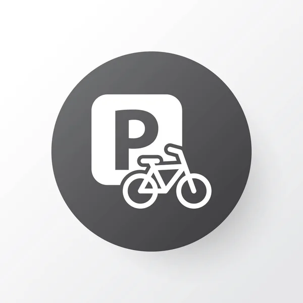 Velocipéd ikon szimbólum. Prémium minőségű elszigetelt parkoló, kerékpár elem divatos stílusban. — Stock Vector