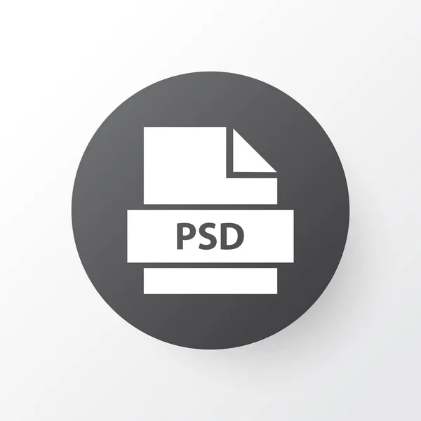 Psd icon symbol. Premium quality isolated directory element in trendy style. — Stock Vector