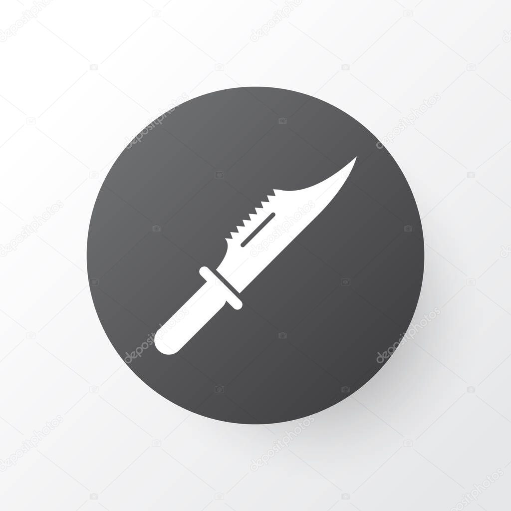 Knife icon symbol. Premium quality isolated cutter element in trendy style.