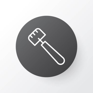 Mala simgesi simgesi. Premium Kalite izole Spatula öğe Trendy tarzı.