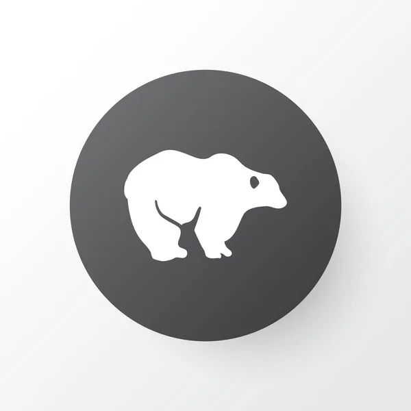 Björn ikon symbol. Premium kvalitet isolerade grizzly element i trendig stil. — Stock vektor