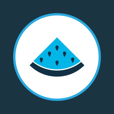 Kavun simgesi renkli sembol. Premium kalite izole karpuz öğe trendy tarzı.