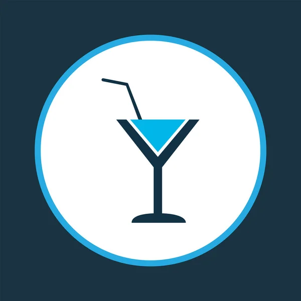 Pictograma de cocktail simbol colorat. Element martini izolat de calitate premium în stil la modă . — Vector de stoc