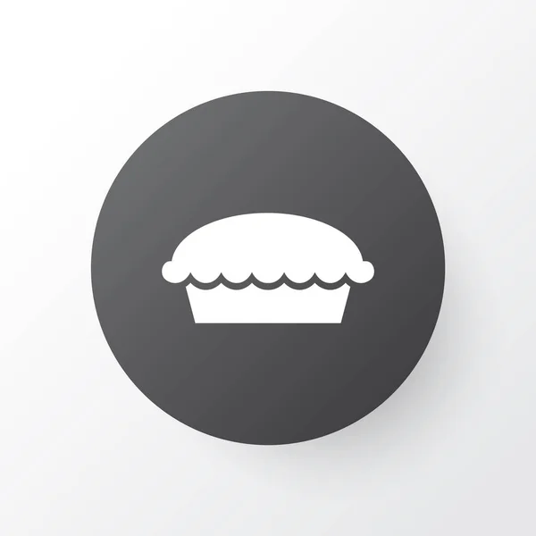 Apple pie icon symbol. Premium quality isolated tart element in trendy style. — Stock Vector