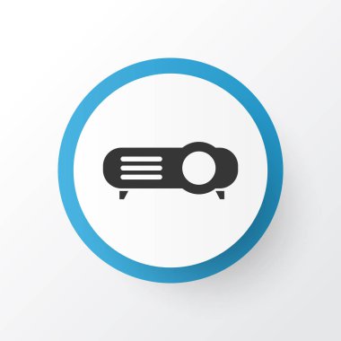 Projektör simgesi simgesi. Premium Kalite izole sunu öğesi Trendy tarzı.