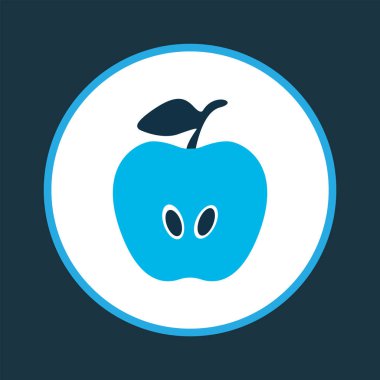 Apple simgesini renkli sembol. Premium kalite izole vitamini öğe trendy tarzı.