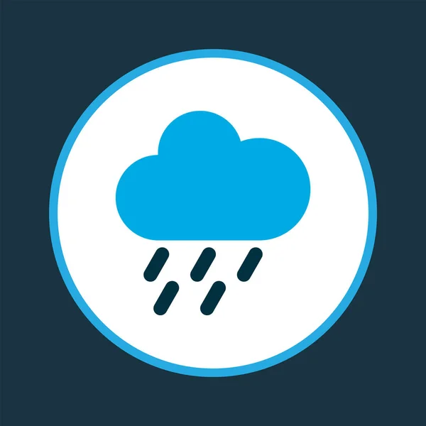Drizzle icon colored symbol. Premium quality isolated rainstorm element in trendy style.