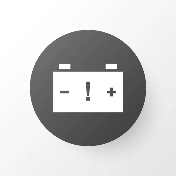 Symbole d'icône de prudence. Élément de batterie isolé de qualité supérieure dans un style tendance . — Image vectorielle
