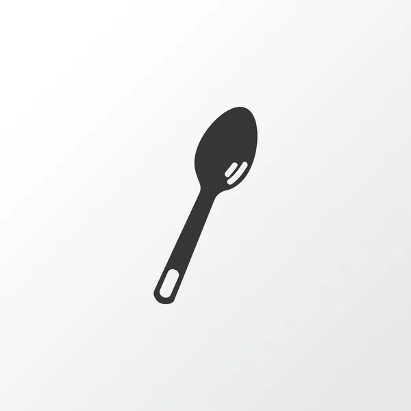 Tableware icon symbol. Premium quality isolated dinner spoon element in trendy style. — Stock Photo, Image