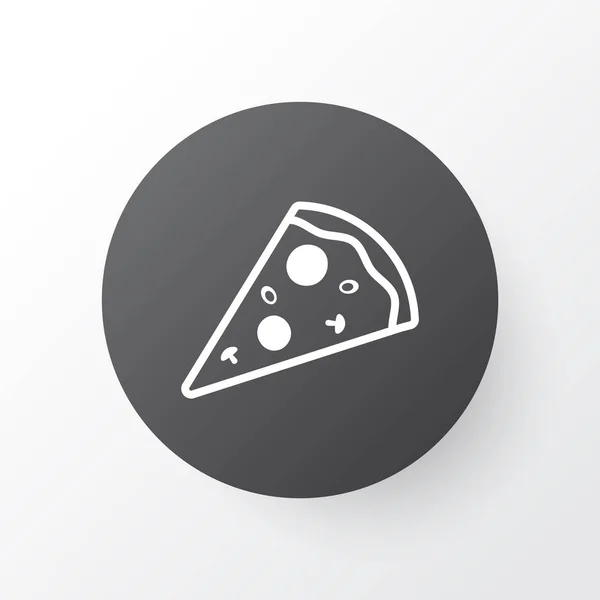 Símbolo de ícone de fatia de pizza. Elemento de pizza em fatias isoladas de qualidade premium em estilo moderno . — Vetor de Stock