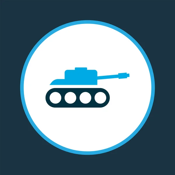 Panzer ikonu renkli sembol. Moda tarzında birinci kalite izole tank ögesi. — Stok fotoğraf