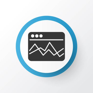 Ödül kampanyası simgesi. Moda tarzında birinci kalite izole çizelge ögesi.