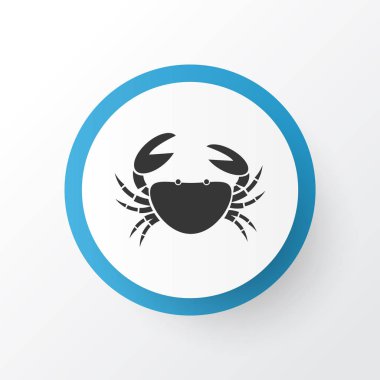 Simgesi simgesi yengeç. Üstün kaliteli moda stil öğesinde kanser izole.