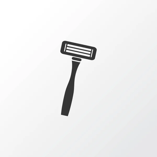 Afeitado icono de afeitar símbolo. Elemento de hoja aislada de calidad premium en estilo moderno . —  Fotos de Stock
