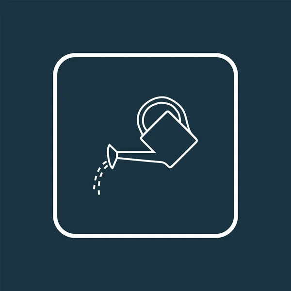 Watering can icon line symbol. Premium quality isolated bailer element in trendy style. — 스톡 벡터