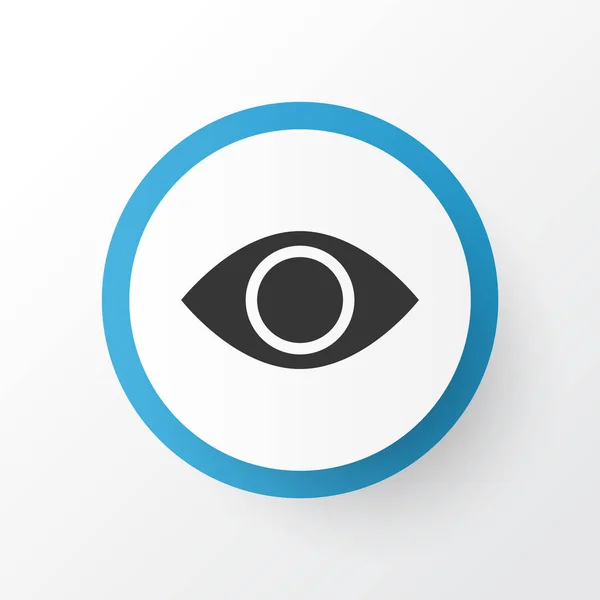 Usuń symbol ikony czerwonego oka. Wysokiej jakości izolowany element wzroku w modnym stylu. — Wektor stockowy