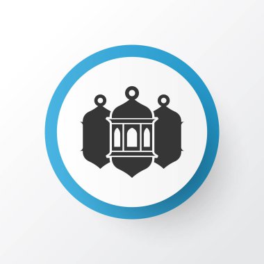 İbadet simgesi simgesi. Premium Kalite izole Camii fener öğe Trendy tarzı.