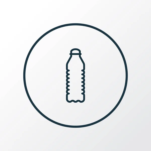 Waterfles pictogram lijn symbool. Premium kwaliteit geïsoleerde soda element in trendy stijl. — Stockvector