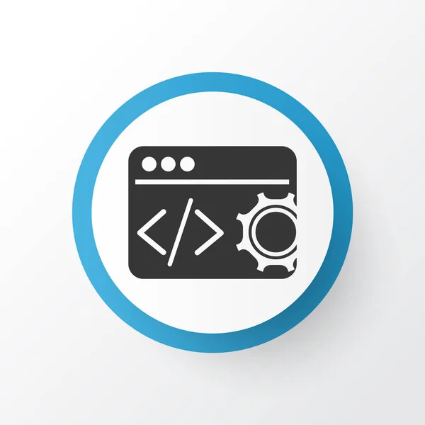Code optimization icon symbol. Premium quality isolated processing element in trendy style. — 스톡 사진
