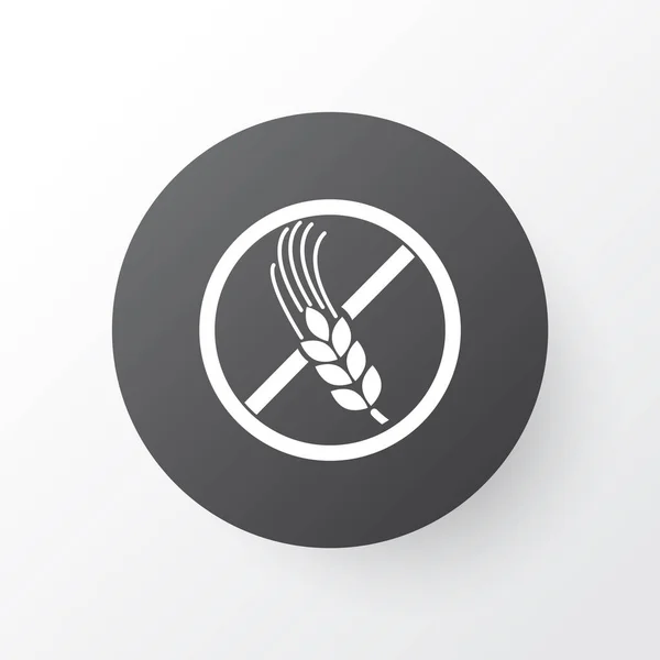 Gluten free icon symbol. Premium quality isolated no wheat element in trendy style. — 스톡 사진