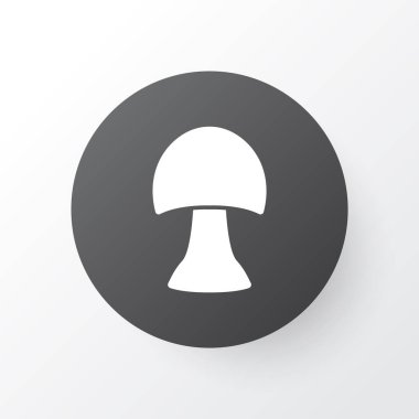 Mantar simgesi simgesi. Premium Kalite izole champignon öğe trendy tarzı.