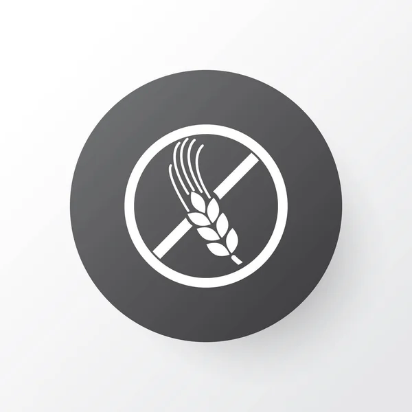 Symbole icône sans gluten. Qualité Premium isolé aucun élément de blé dans un style branché . — Image vectorielle