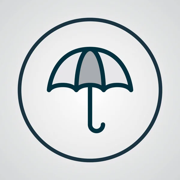 Pasto icona linea colorata simbolo. Elemento ombrello isolato di qualità premium in stile trendy . — Foto Stock