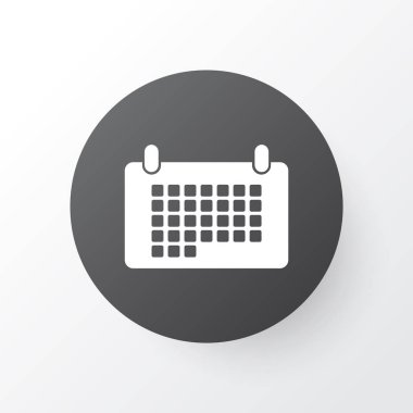 Takvim simgesi simgesi. Premium Kalite izole tarihi öğe Trendy tarzı.