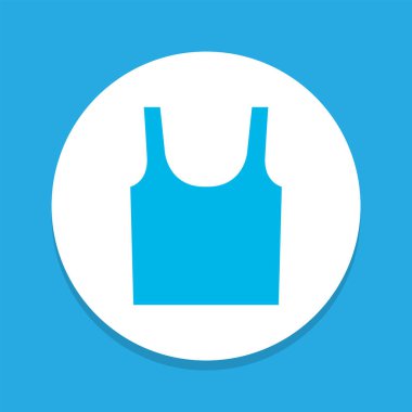 Tank simgesi renkli sembol. Moda tarzında birinci kalite izole teklet ögesi.