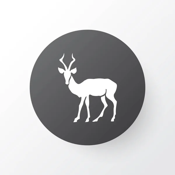 Symbole d'icône Impala. Élément antilope isolé de qualité Premium dans un style tendance . — Image vectorielle