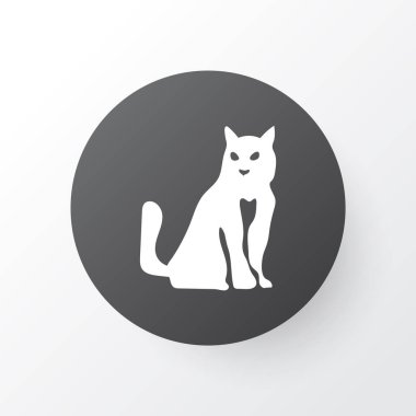Kedi simgesi simgesi. Premium kalite izole öğe trendy tarzı.