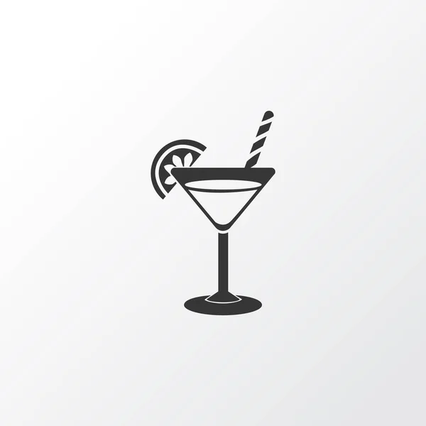 Koktejl ikona symbol. Prémiové kvality izolované martini prvek v trendy stylu. — Stock fotografie
