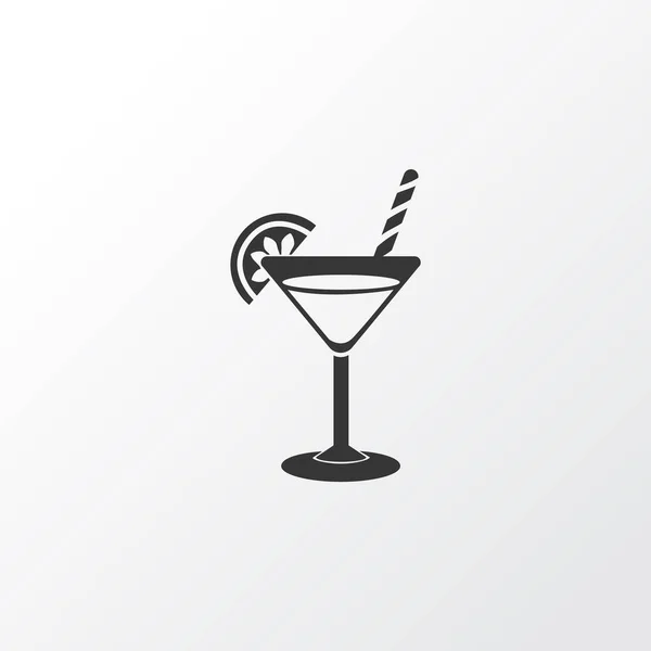 Symbole icône cocktail. Élément de martini isolé de qualité Premium dans un style branché . — Image vectorielle