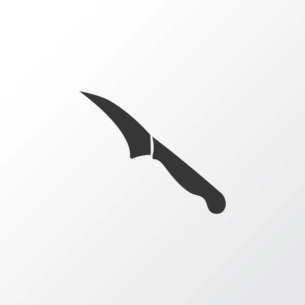 Symbole d'icône nette. Élément de couteau à éplucher isolé de qualité Premium dans un style tendance . — Image vectorielle