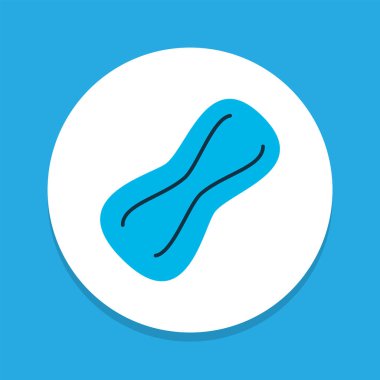 Fıstık ikonu renkli sembol. Moda tarzında birinci kalite izole edilmiş yer fıstığı ögesi.