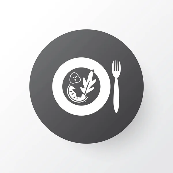 Icono de ensalada símbolo. Elemento alimenticio saludable aislado de primera calidad en estilo moderno . —  Fotos de Stock