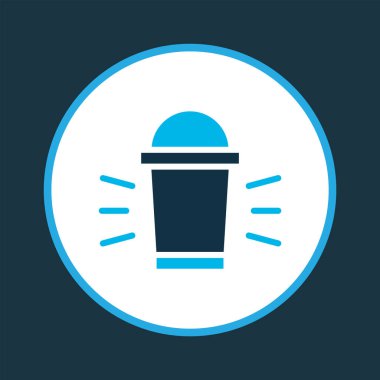 Fener simgesi renkli sembol. Kaliteli kalite izole ışık ögesi modada.