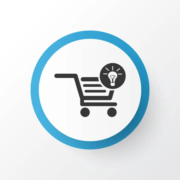 Ecommerce oplossing pictogram symbool. Premium kwaliteit geïsoleerd online shop element in trendy stijl. — Stockvector