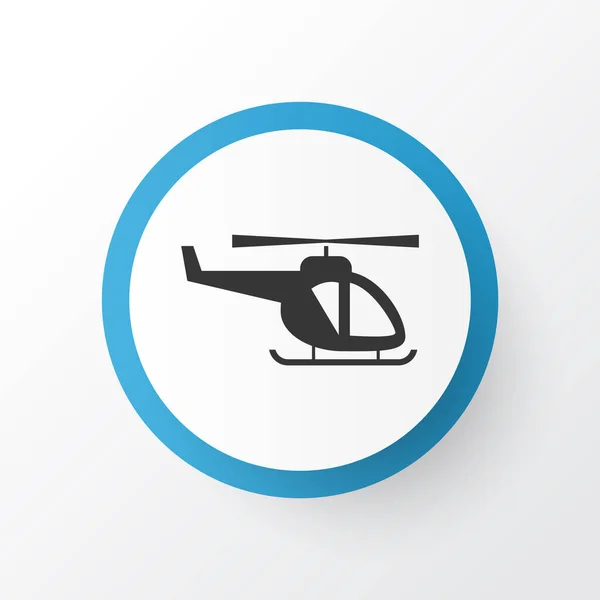 Helicopter icon symbol. Premium quality isolated chopper element in trendy style. — Stock Vector