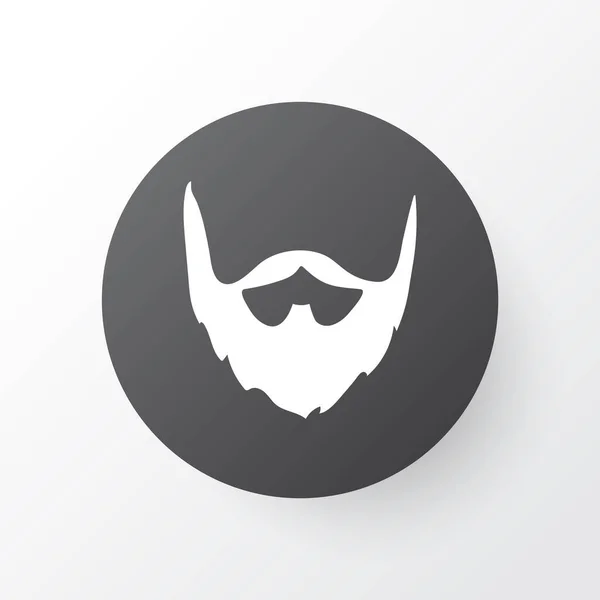 Symbole de l'icône barbe. Élément hipster isolé de qualité Premium dans un style branché . — Image vectorielle