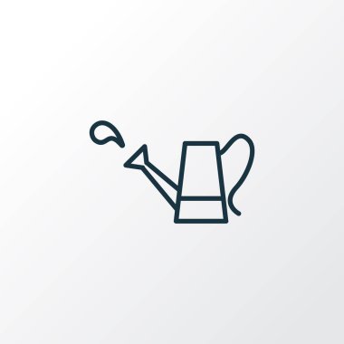 Su kutusu sembolü. Moda tarzında birinci kalite izole edilmiş yağlayıcı ögesi.