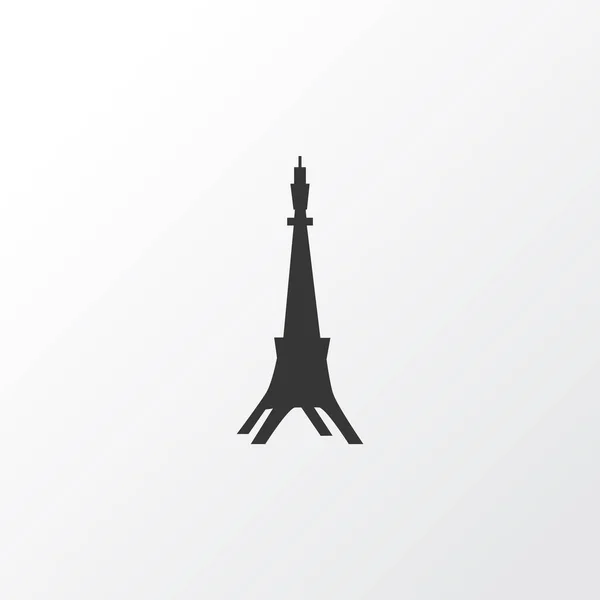 Σύμβολο του πύργου Τόκιο. Υψηλής ποιότητας απομονωμένο στοιχείο ορόσημο σε μοντέρνο στυλ. — Διανυσματικό Αρχείο