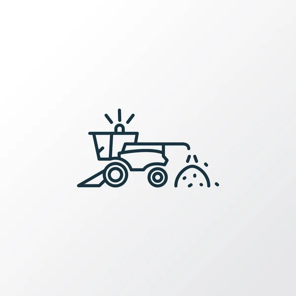 Harvester icon line symbol. Premium quality isolated combine element in trendy style. — Stock Photo, Image