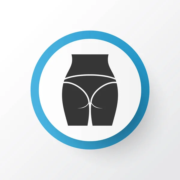 Symbole de l'icône des fesses. Élément de fesses isolées de qualité supérieure dans un style tendance . — Image vectorielle