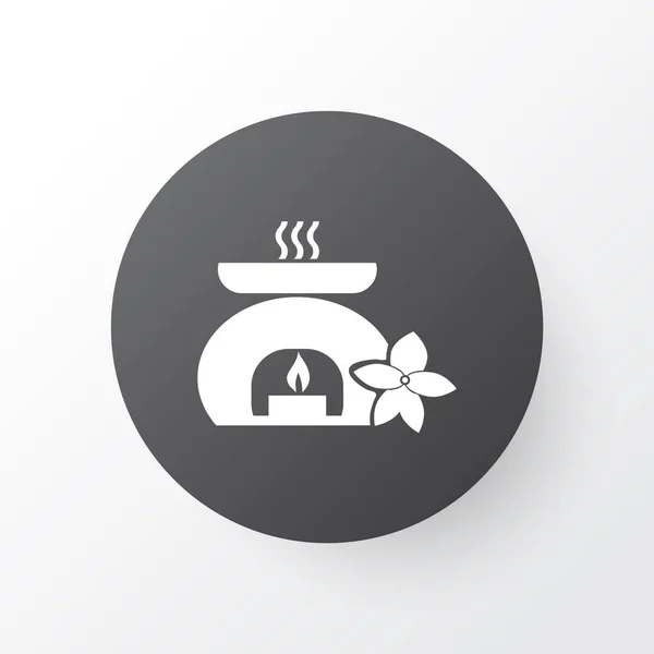 Aroma therapy icon symbol. Premium quality isolated candle element in trendy style. — Stock Photo, Image
