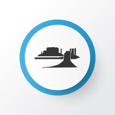 Büyük Kanyon simgesi. Kaliteli kalite izole peyzaj ögesi modada.