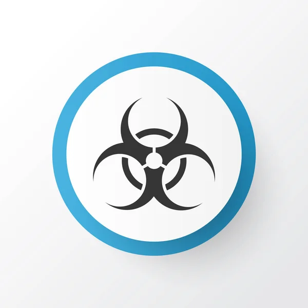 Símbolo de iconos de riesgo biológico. Elemento nuclear aislado de calidad superior en estilo moderno . —  Fotos de Stock