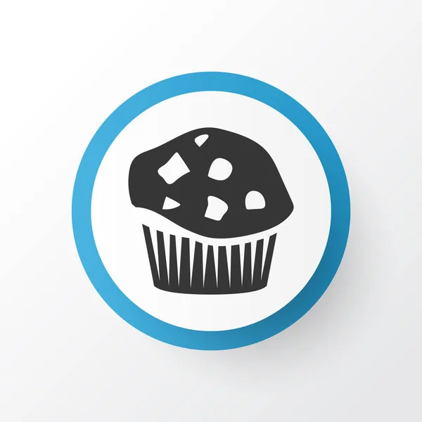 Muffin-Symbol. Hochwertige isolierte Cupcake-Elemente im trendigen Stil. — Stockvektor