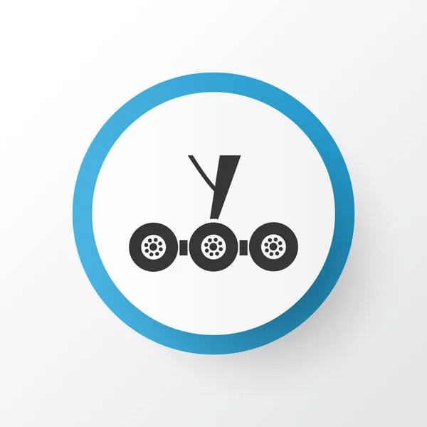 Airplane wheels icon symbol. Premium quality isolated tire element in trendy style.
