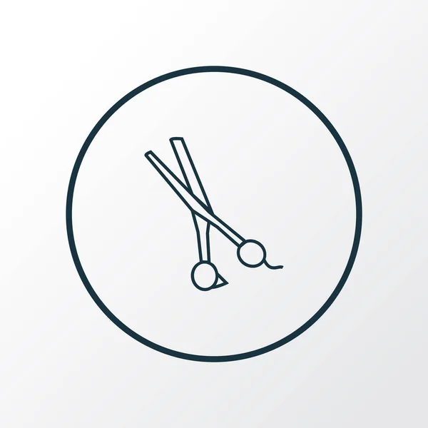 Scissors icon line symbol. Premium quality isolated shears element in trendy style. — Stock Photo, Image